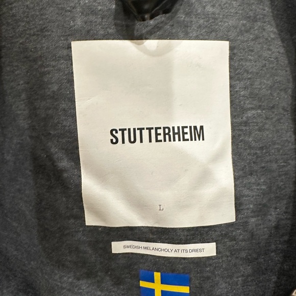 NWOT Shiny Stutterheim raincoat. L - Picture 3 of 3